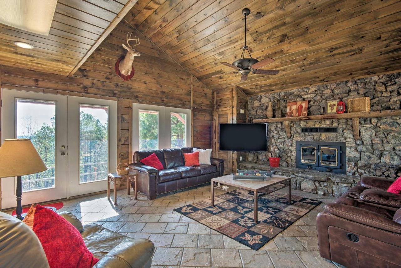 Broken Bow Mountaintop Home With Hot Tub! Dış mekan fotoğraf